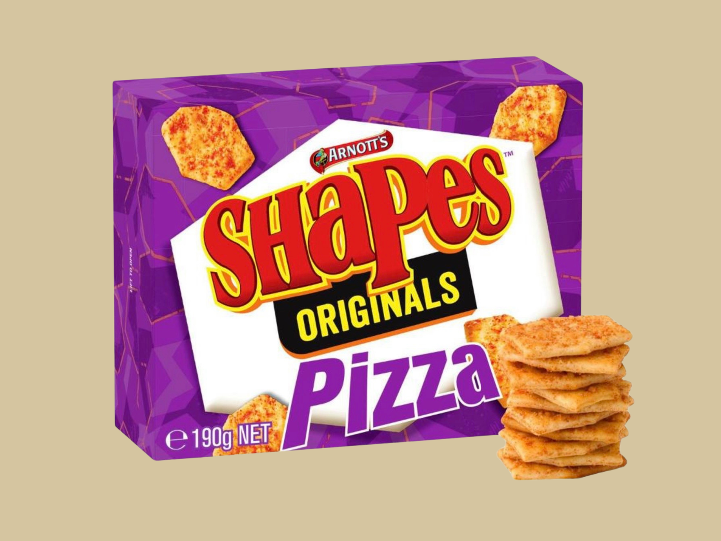 Arnott's Shapes Pizza Cracker Biscuits