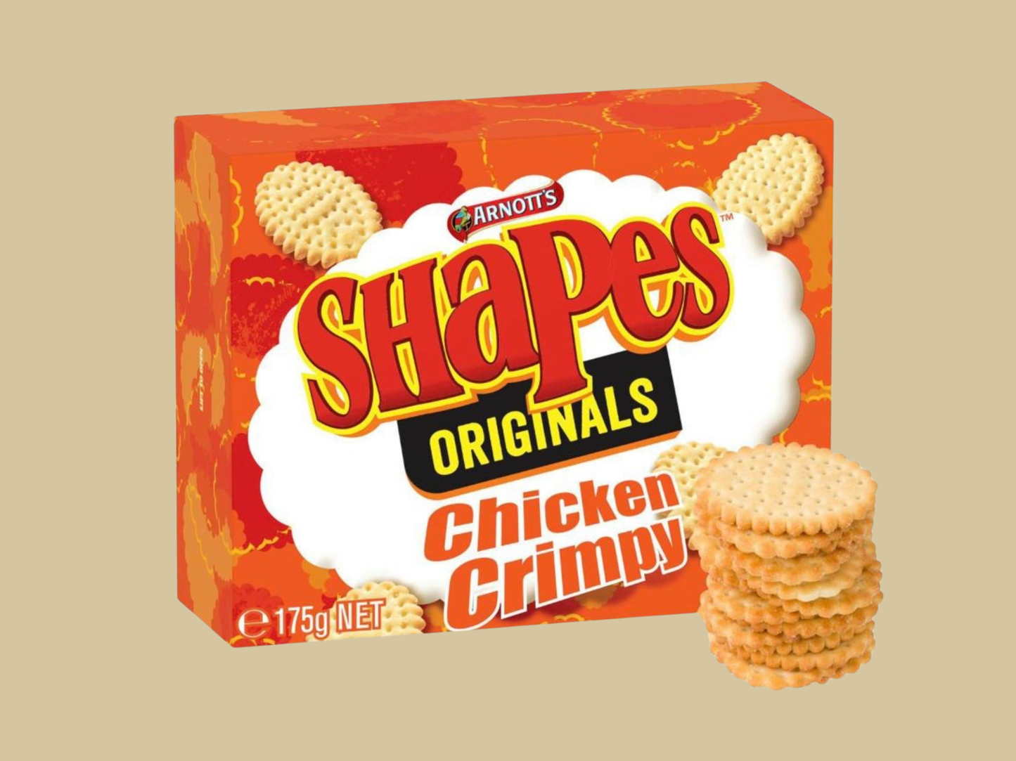Arnott's Shapes Chicken Crimpy Cracker Biscuits